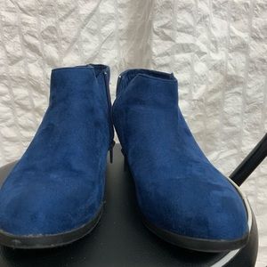 Navy blue boots